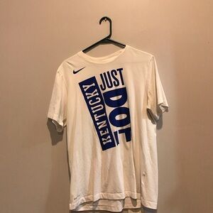 Nike Men's White Kentucky Just Do It Tee